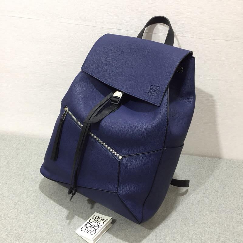 Loewe Puzzle Backpack 海軍藍男士雙肩背包