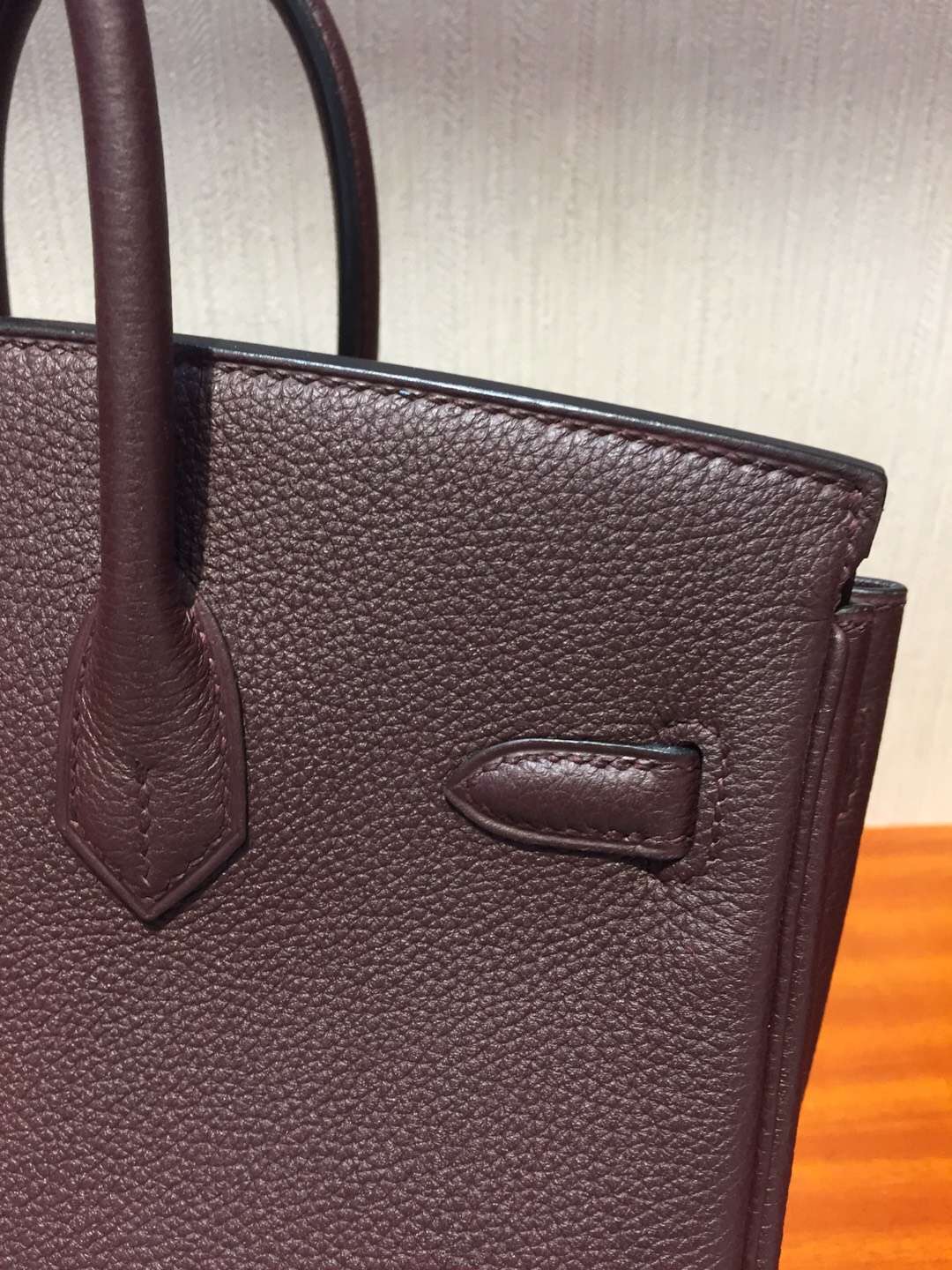 愛馬仕鉑金包價格2018 Hermes Birkin Bag 25 Togo小牛皮 CK57波爾多酒紅