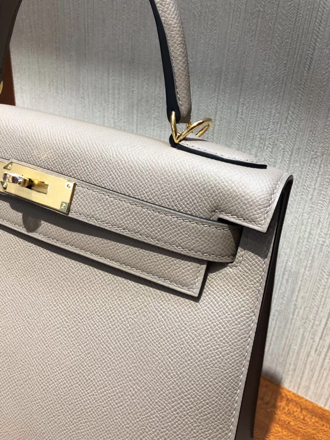 愛馬仕包包價格 Hermes Kelly 28cm bag M8 Griss Asphalte瀝青灰 Epsom