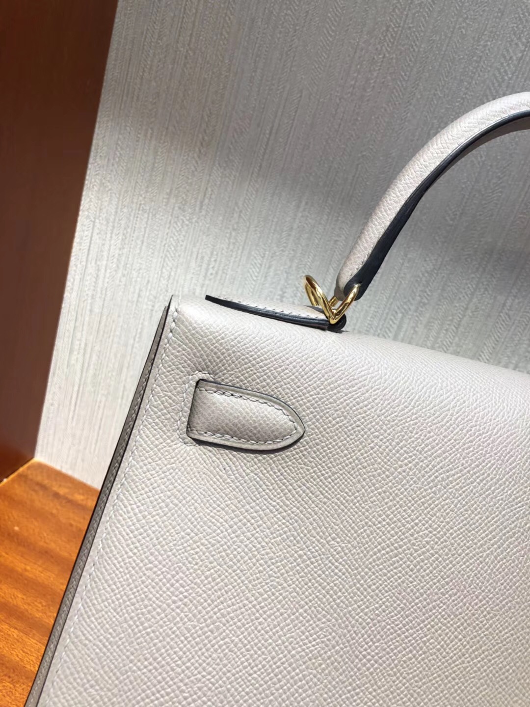 愛馬仕包包價格 Hermes Kelly 28cm bag M8 Griss Asphalte瀝青灰 Epsom