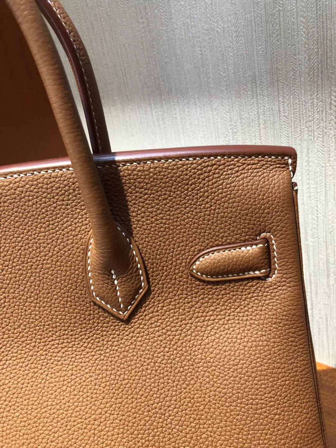 愛馬仕馬來西亞鉑金包 Hermes Birkin 30 Bag Ck37金棕色 Togo小牛皮 金扣