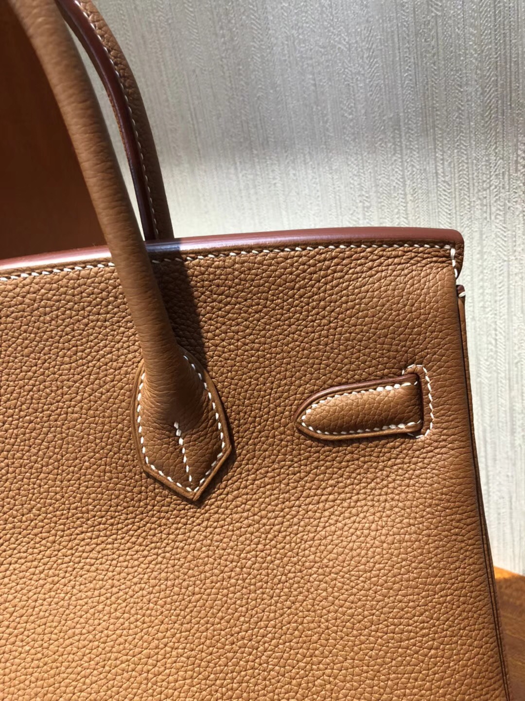 愛馬仕馬來西亞鉑金包 Hermes Birkin 30 Bag Ck37金棕色 Togo小牛皮 金扣