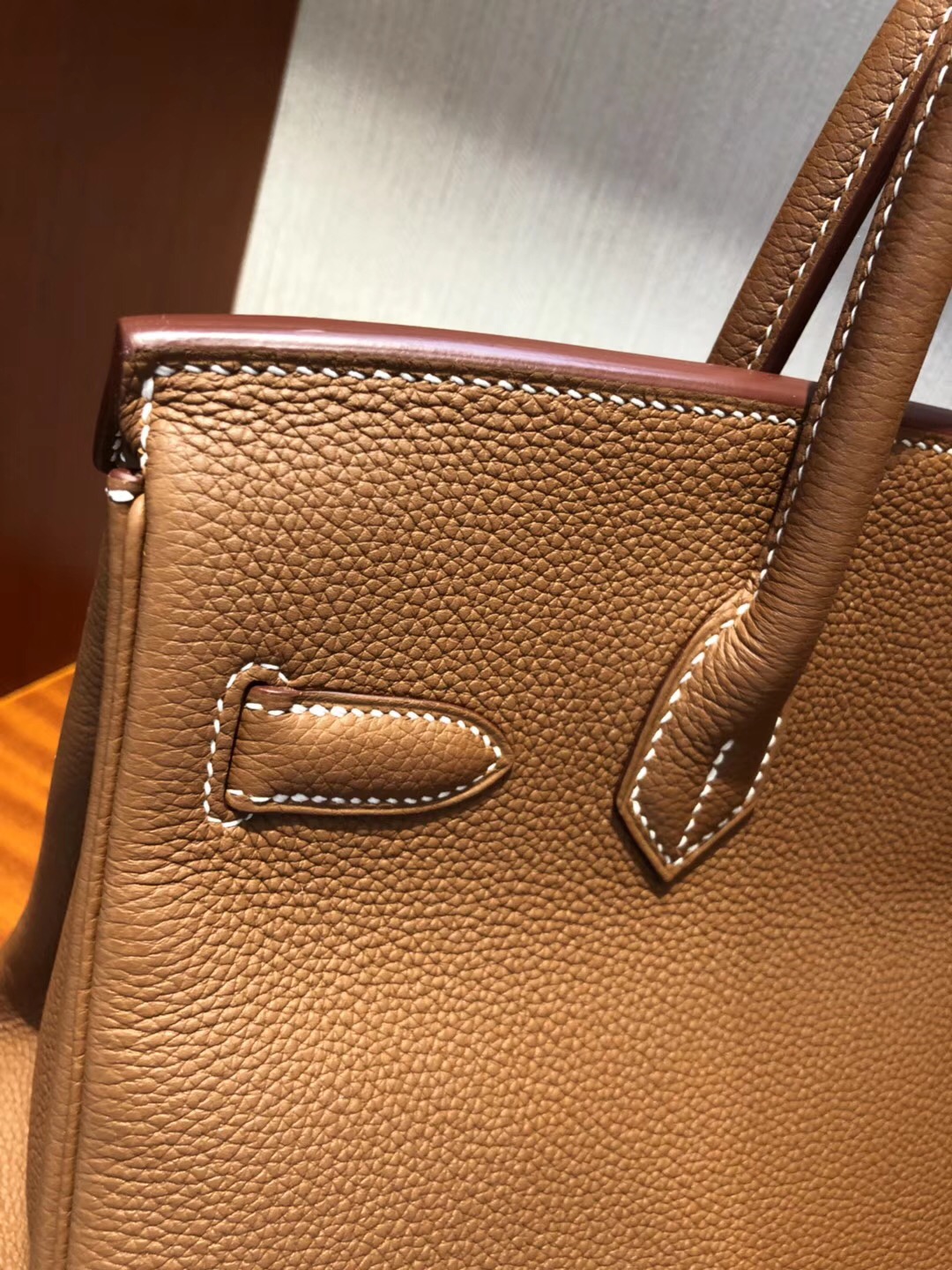 愛馬仕馬來西亞鉑金包 Hermes Birkin 30 Bag Ck37金棕色 Togo小牛皮 金扣