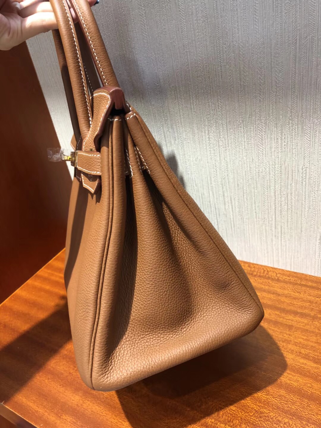 愛馬仕馬來西亞鉑金包 Hermes Birkin 30 Bag Ck37金棕色 Togo小牛皮 金扣