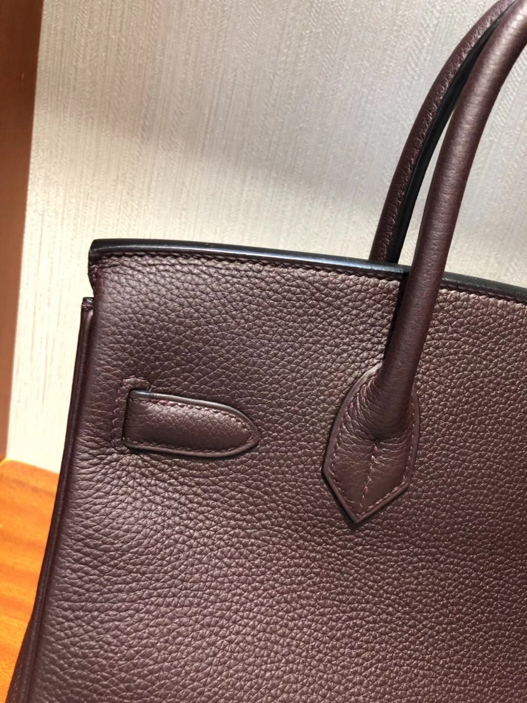 愛馬仕鉑金包包價格 Hermes Birkin 30cm Bag CK57波爾多酒紅 Togo小牛皮 金扣