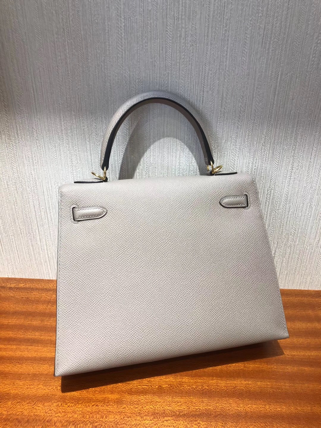 愛馬仕包包價格 Hermes Kelly 25 bag M8瀝青灰 Epsom皮手掌紋金扣