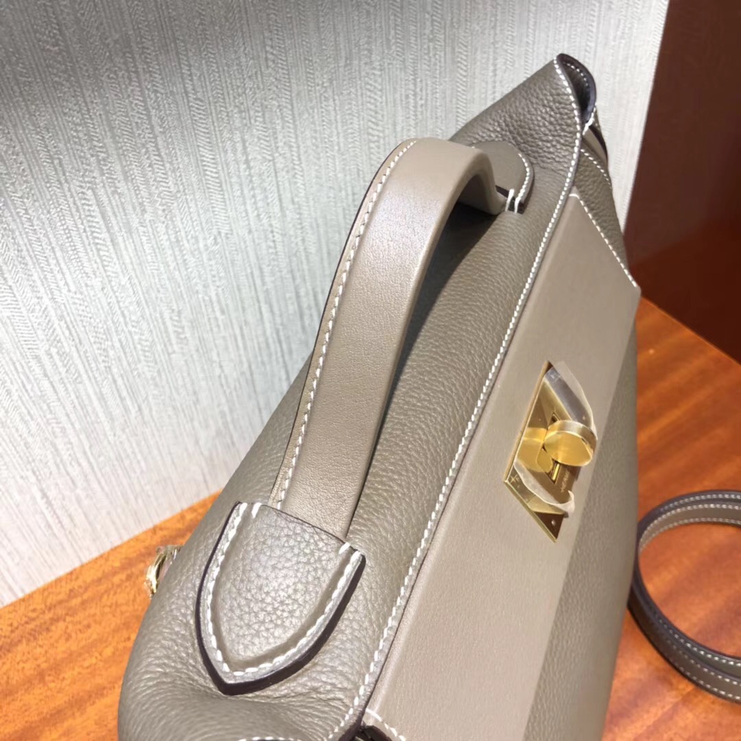 馬來西亞 吉隆坡柏威年廣場專賣店Hermes Kelly 24/24 Bag CK18大象灰金扣