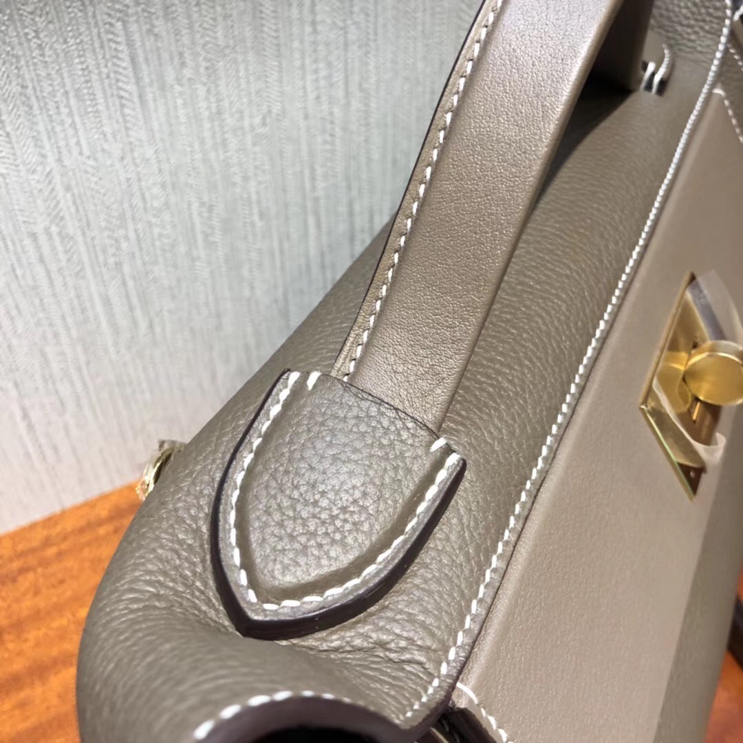 馬來西亞 吉隆坡柏威年廣場專賣店Hermes Kelly 24/24 Bag CK18大象灰金扣