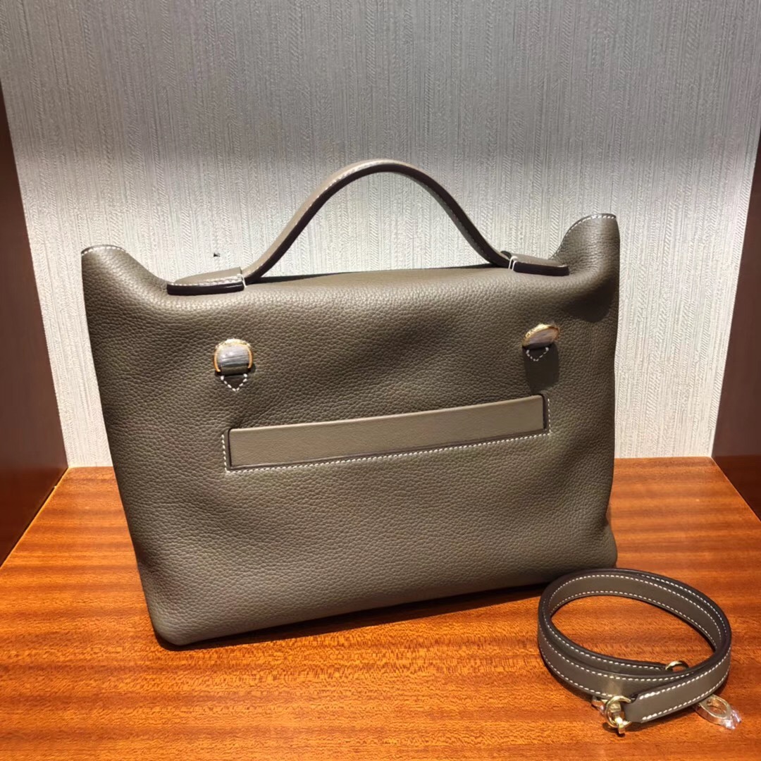 馬來西亞 吉隆坡柏威年廣場專賣店Hermes Kelly 24/24 Bag CK18大象灰金扣