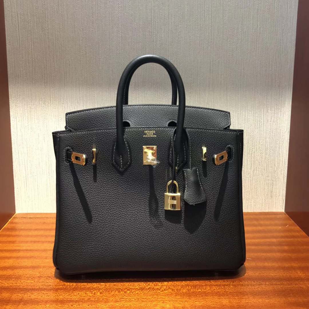 愛馬仕鉑金包Hermes Brikin 25cm Bag togo小牛皮 CK88石墨灰