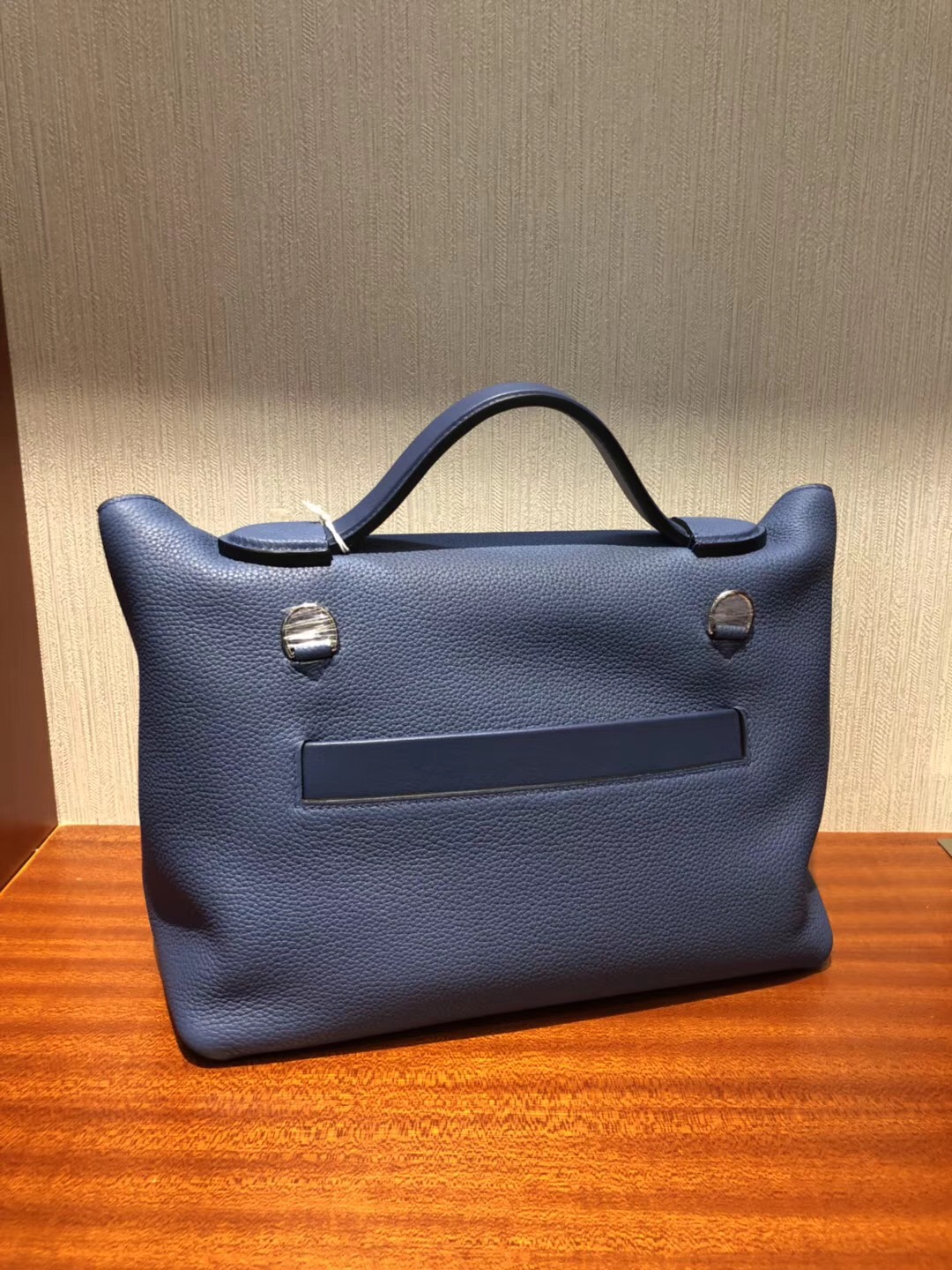 愛馬仕卡爾加裏專賣店 愛馬仕凱莉包 Hermes Kelly 24/24 Bag R2瑪瑙藍