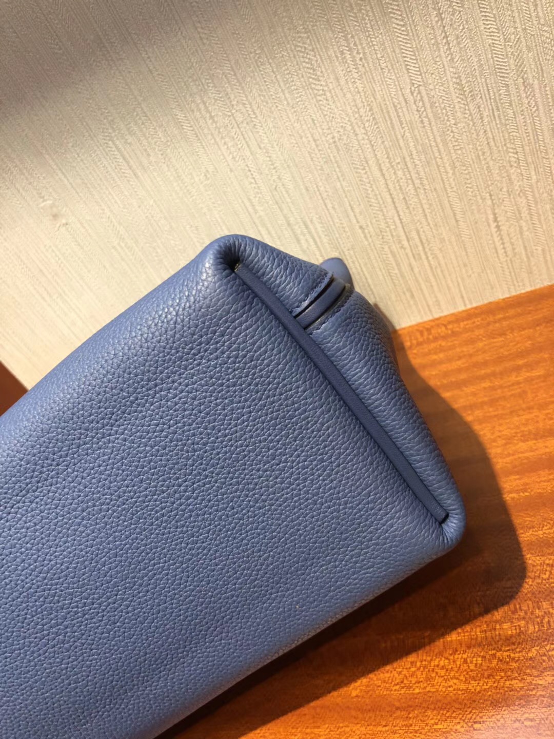 愛馬仕卡爾加裏專賣店 愛馬仕凱莉包 Hermes Kelly 24/24 Bag R2瑪瑙藍