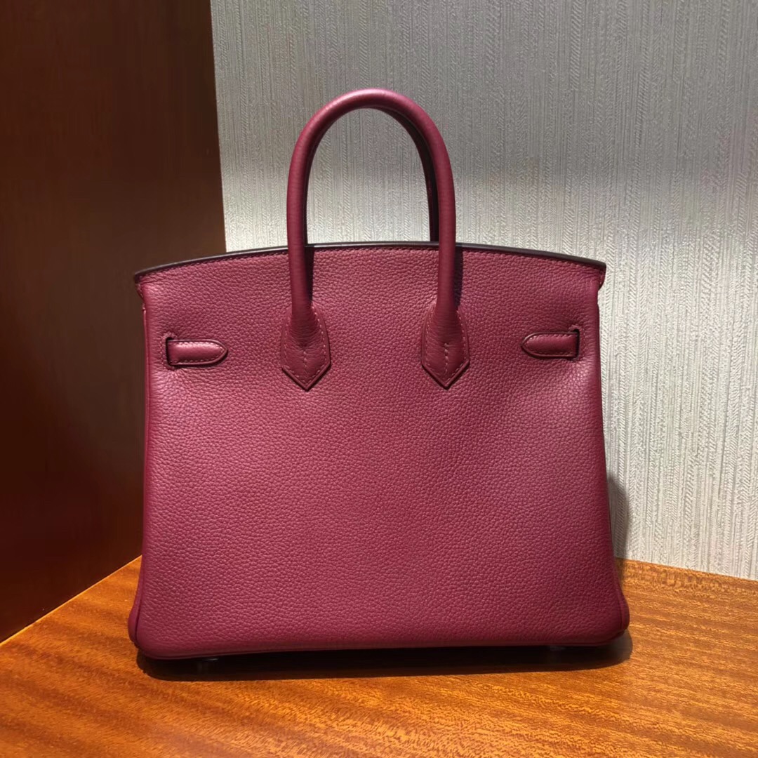 新加坡最大的愛馬仕售賣店 鉑金包圖片Hermes Birkin 25 k1石榴紅 Togo皮 金扣