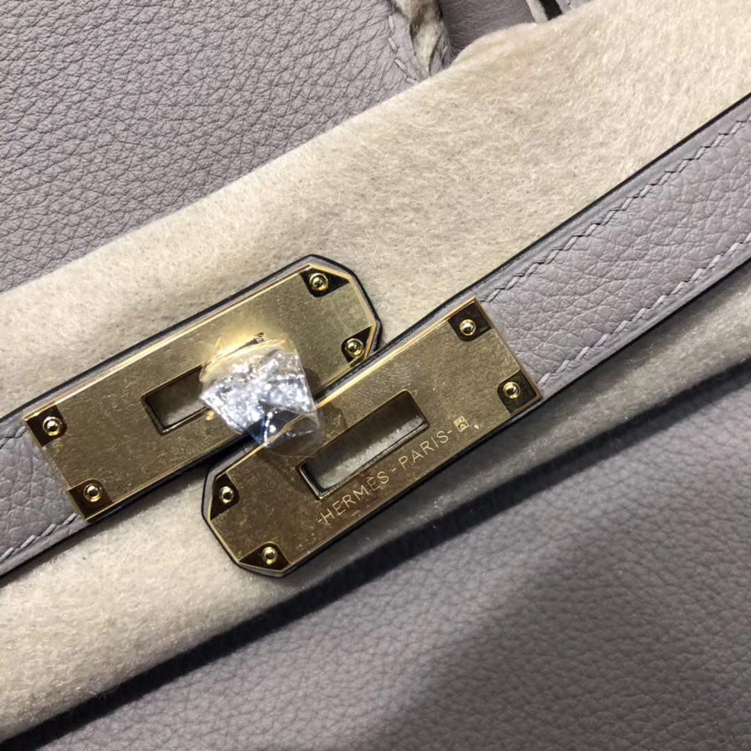 愛馬仕鉑金包圖片價格 Hermes Birkin 30cm M8沥青灰 Gris Asphalte Togo小牛皮