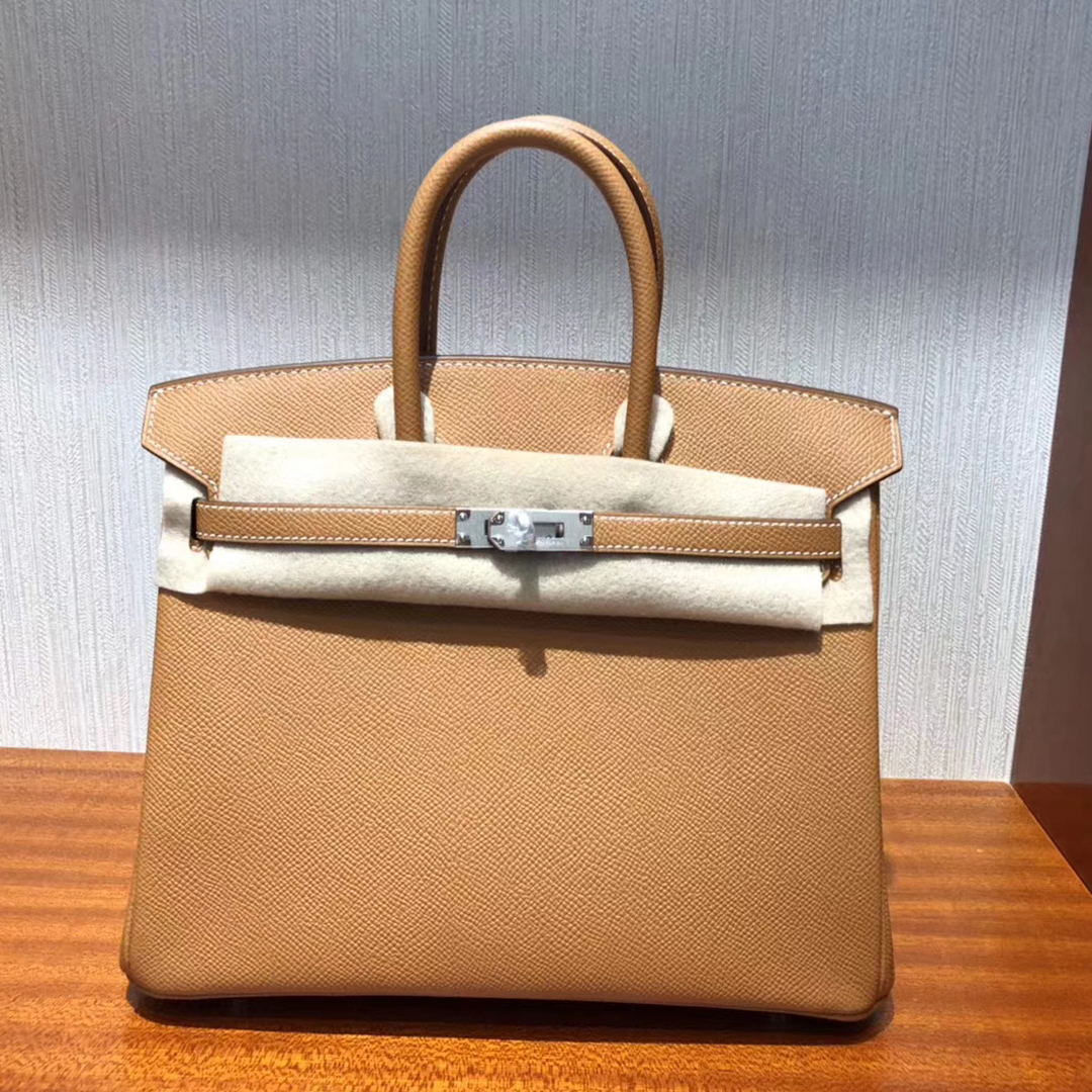 愛馬仕新加坡官網 Hermes Birkin 25cm Epsom CK37金棕色禦用手掌紋 金扣