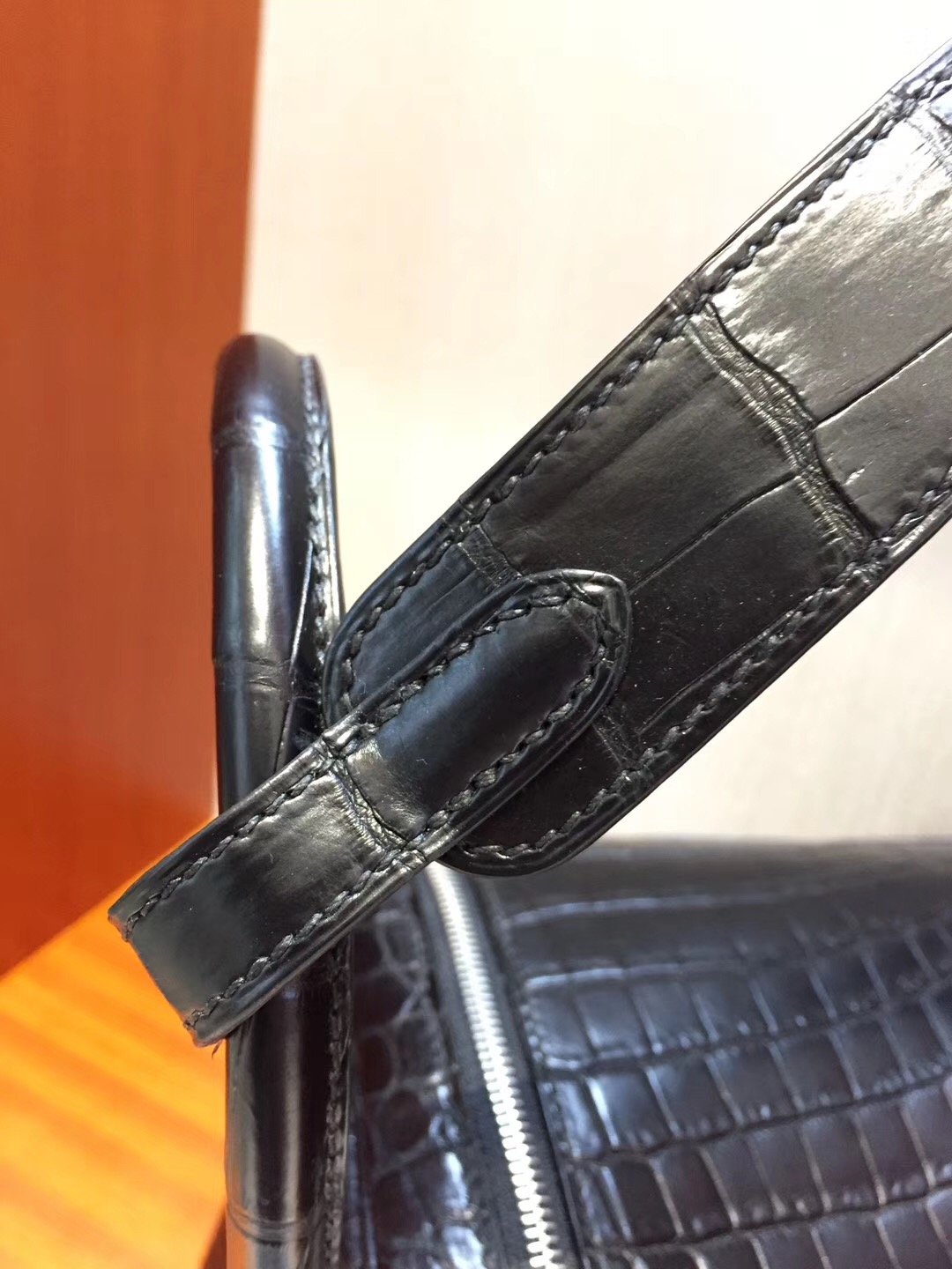 愛馬仕Hermes lindy琳迪包 26cm CK89黑色 霧面兩點鱷魚 銀扣