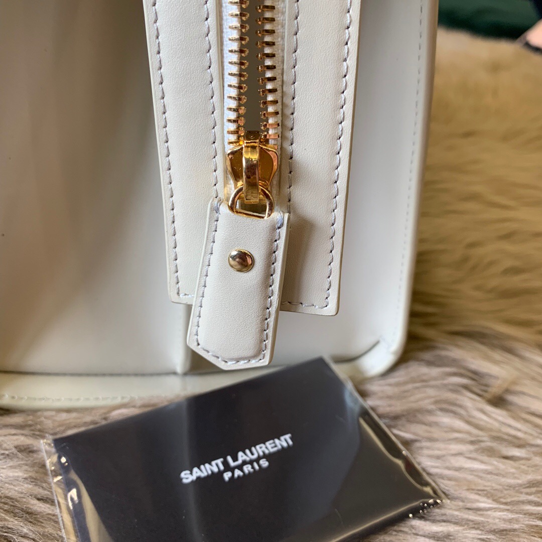 圣罗兰包包 YSL UPTOWN 中號鏡面皮 小牛皮 手提袋