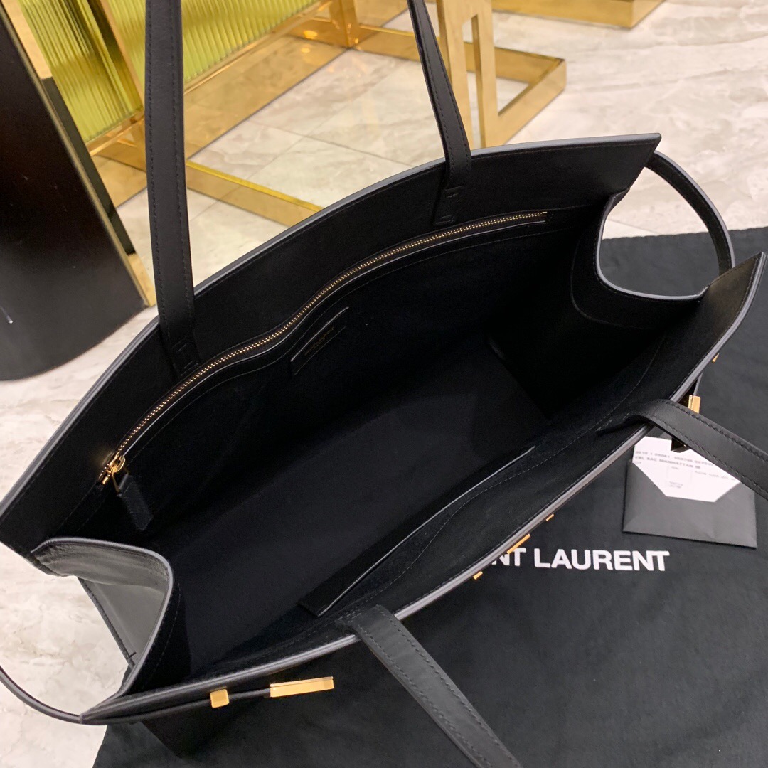 聖羅蘭女包 YSL MANHATTAN MEDIUM SHOPPING BAG IN SMOOTH LEATHER