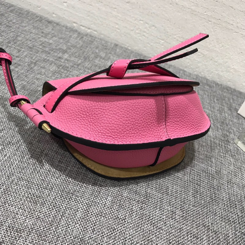 羅意威迷你馬鞍包 loewe Mini Gate Bag Wild Rose