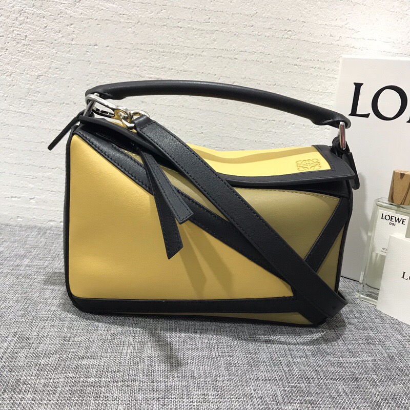 羅意威包包官網價格LOEWE Puzzle小號 Graphic Small Bag Cereal/Leaf