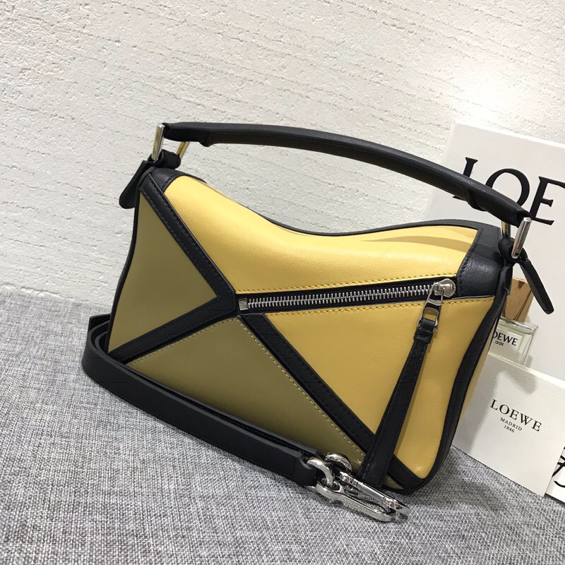 羅意威包包官網價格LOEWE Puzzle小號 Graphic Small Bag Cereal/Leaf