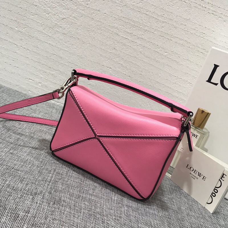 羅意威包包官網價格 迷妳款 LOEWE Mini Puzzle Bag Wild Rose