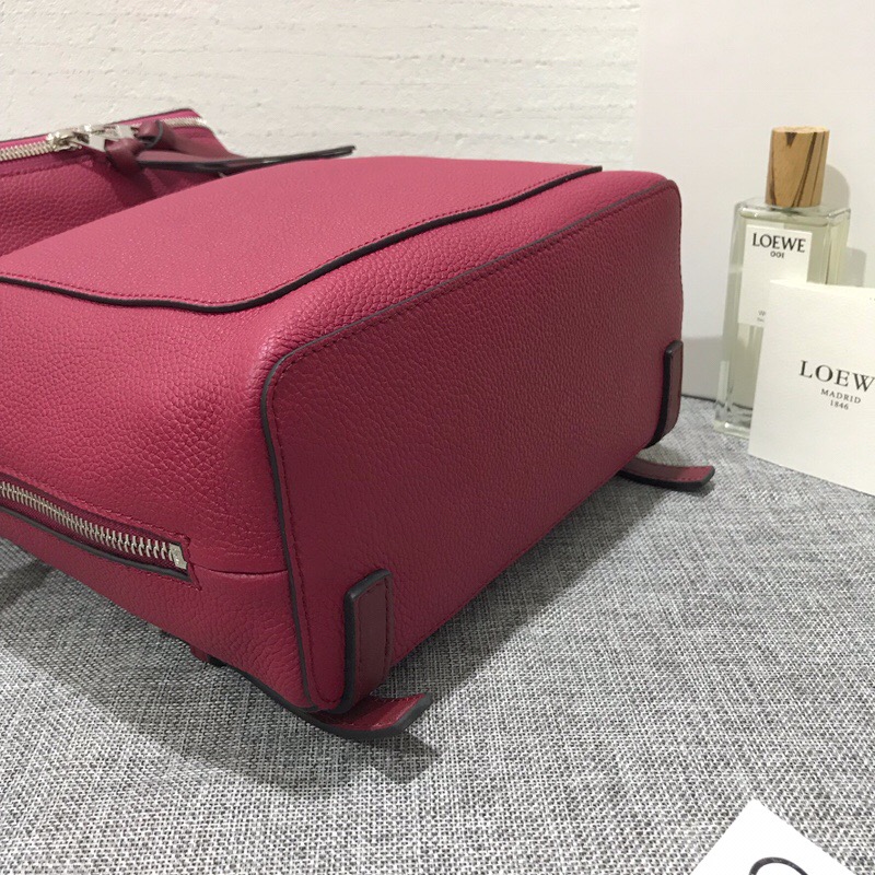 羅意威双肩背包 LOEWE Goya Small Backpack Scarlet Red/Burnt Red