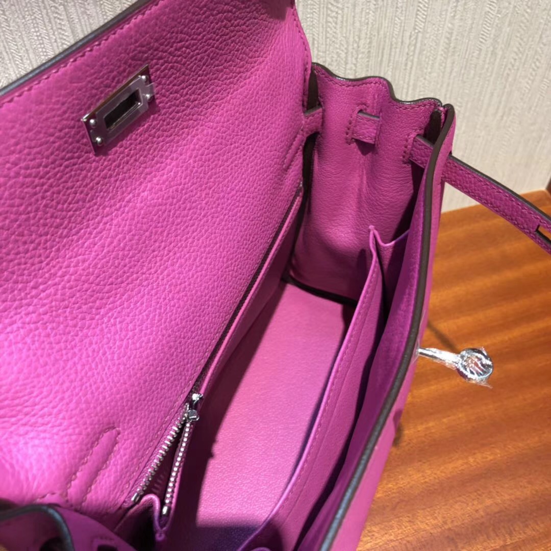 Taiwan Hermes Kelly bag 28cm 9I玉蘭粉Rose Magnolia Togo小牛皮