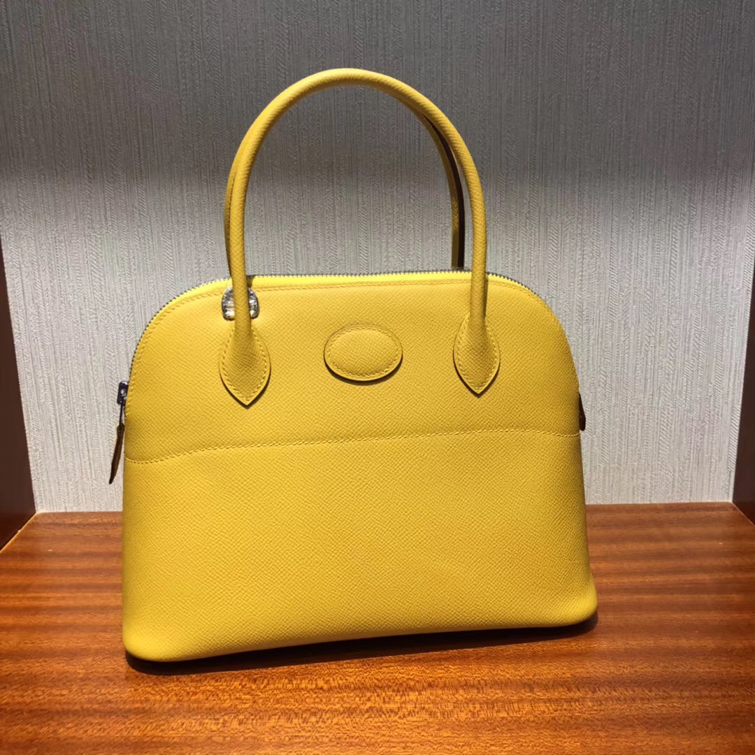 愛馬仕寶萊包 Hermes bolide 27 Handbags  9D Jaune Amber琥珀黃 Epsom