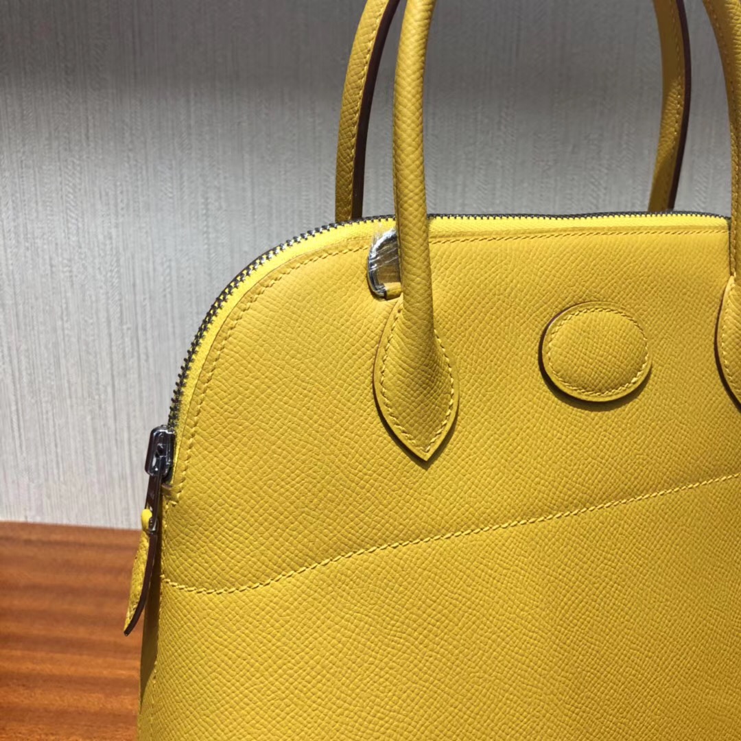 愛馬仕寶萊包 Hermes bolide 27 Handbags  9D Jaune Amber琥珀黃 Epsom