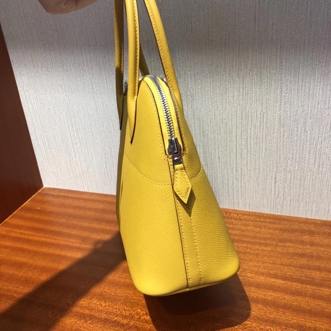 愛馬仕寶萊包 Hermes bolide 27 Handbags  9D Jaune Amber琥珀黃 Epsom