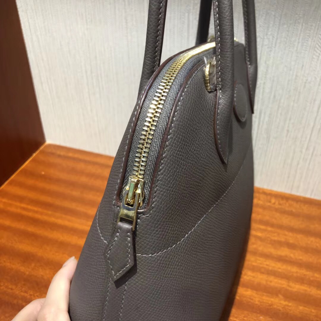 臺灣新北市瑞芳區 愛馬仕寶萊包 Hermes bolide 27cm Handbags  8F Etain锡器灰