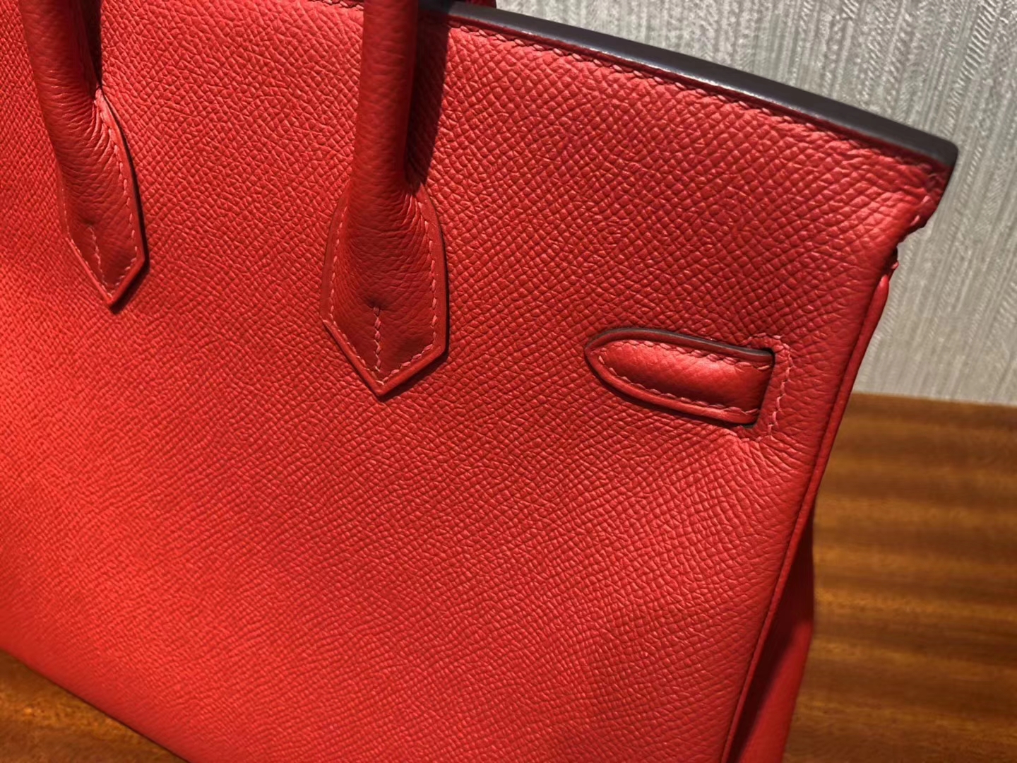 Singapore Hermes Birkin Bag 30cm S3心紅色 Rose De Coeur Epsom牛皮