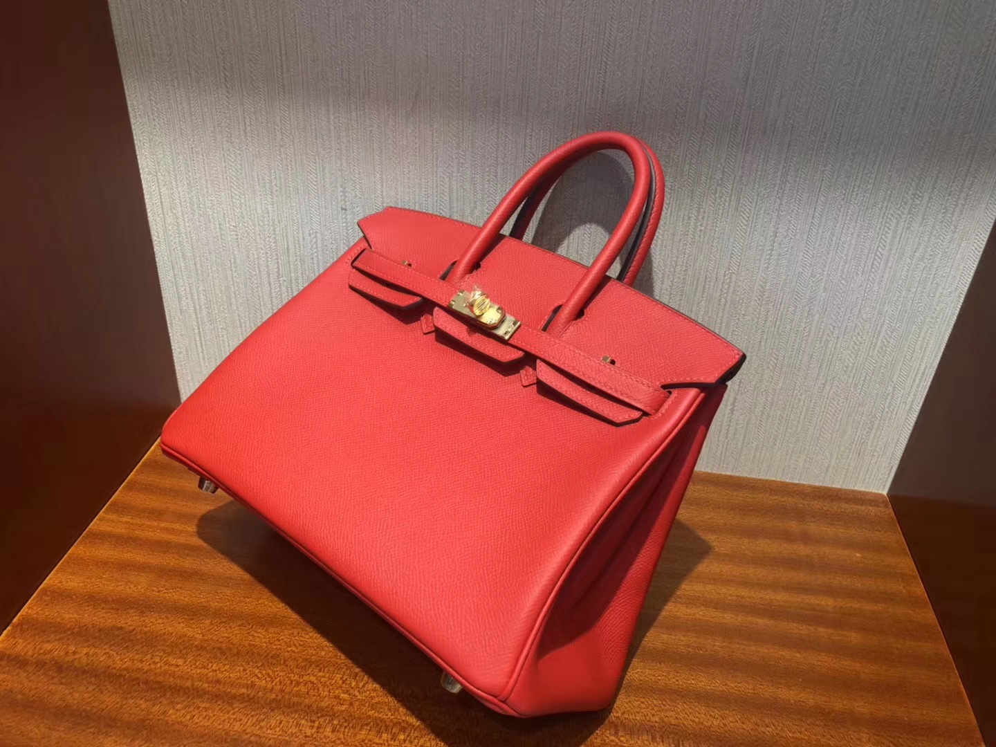 Singapore Hermes Birkin Bag 30cm S3心紅色 Rose De Coeur Epsom牛皮