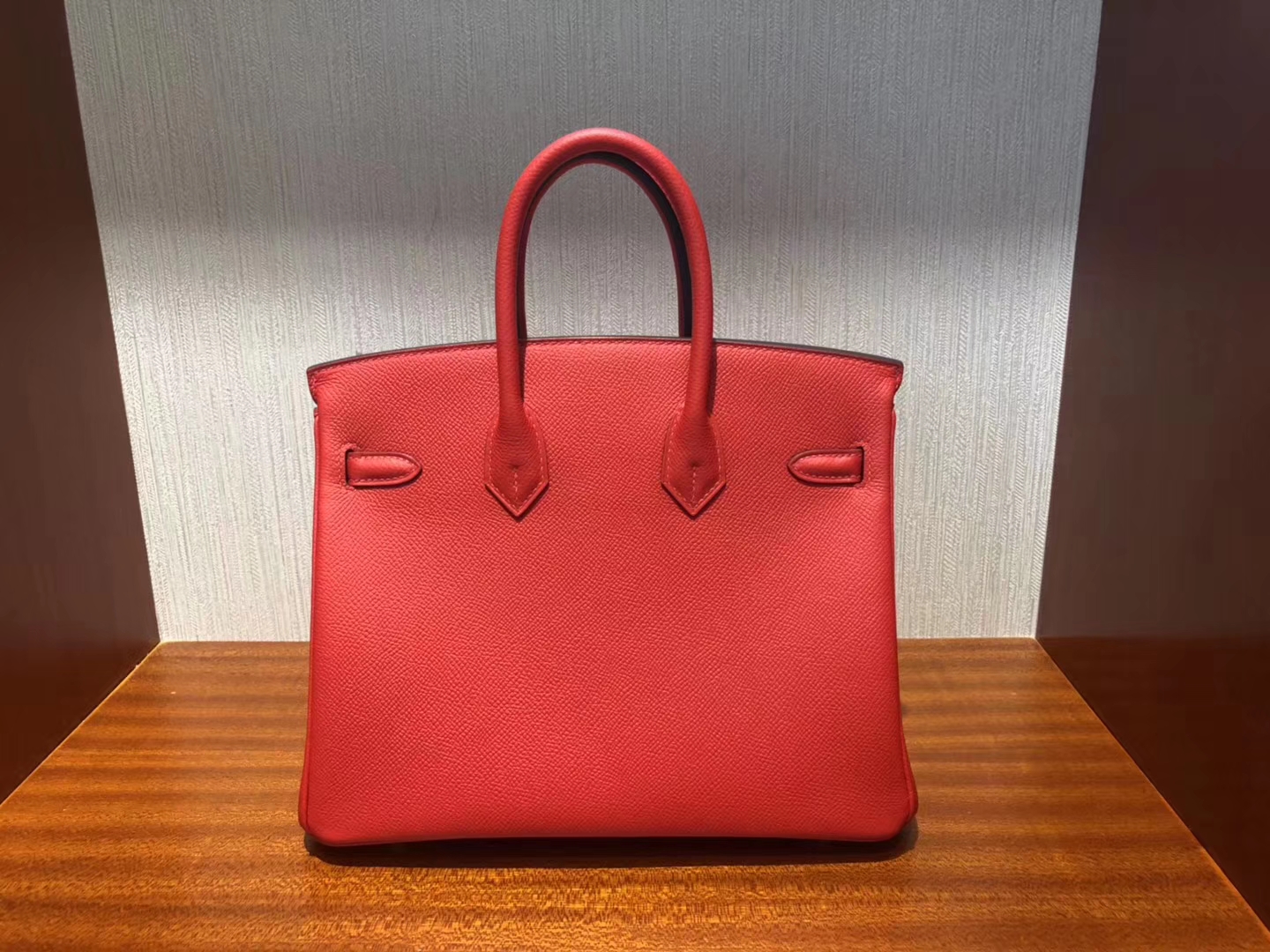 Singapore Hermes Birkin Bag 30cm S3心紅色 Rose De Coeur Epsom牛皮