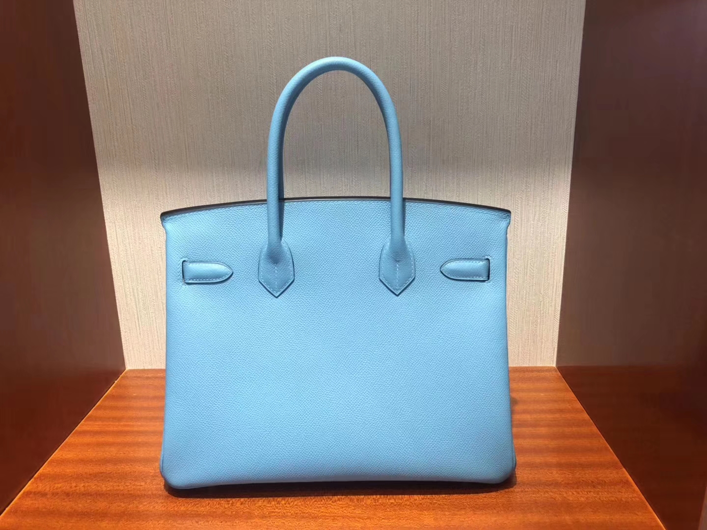 Singapore Hermes Birkin Bag 30cm P3北方藍Blue de Nord Epsom 皮