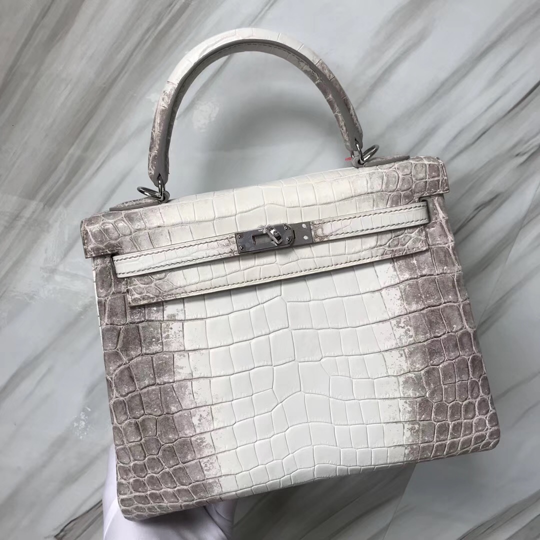 愛馬仕臺南專賣店 Hermes Birkin 25cm Himalaya 喜馬拉雅 銀扣