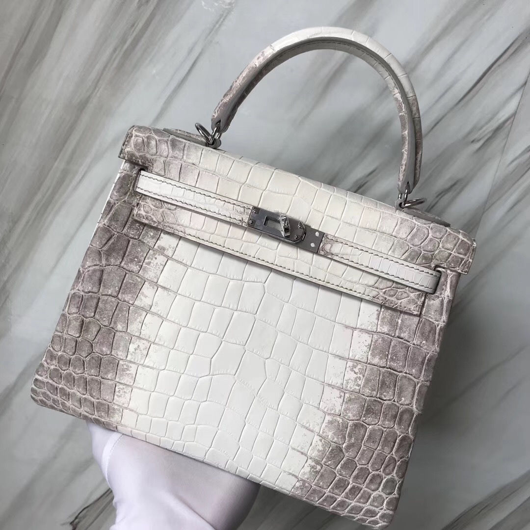 愛馬仕臺南專賣店 Hermes Birkin 25cm Himalaya 喜馬拉雅 銀扣