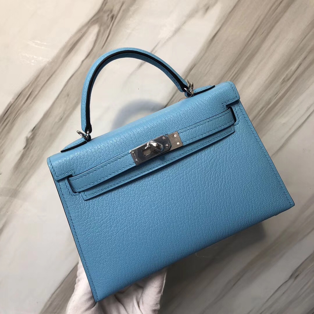 愛馬仕凱莉包 U.S.A Hermes Kelly mini2代 Chevre 山羊皮 N7糖果籃