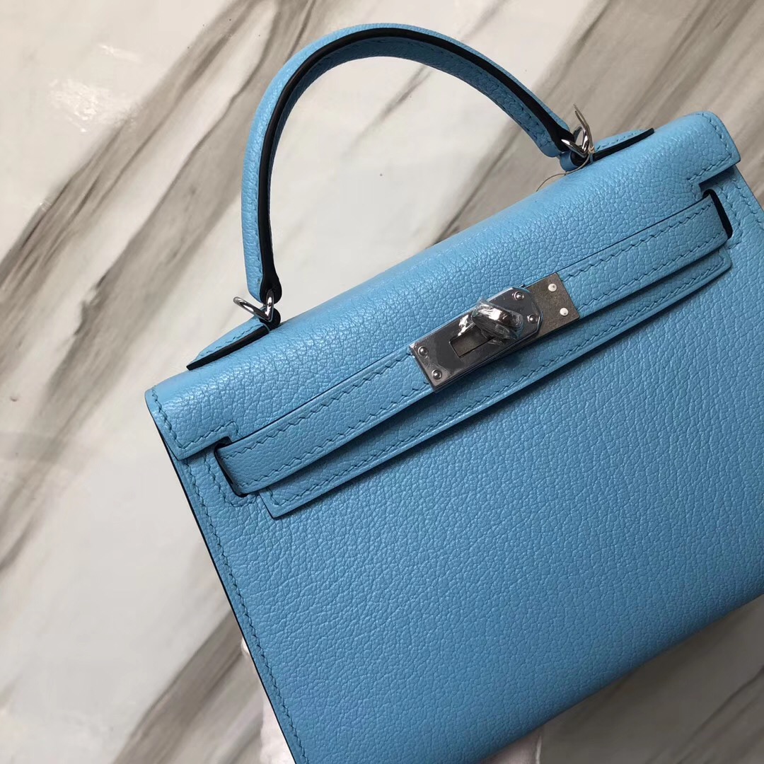 愛馬仕凱莉包 U.S.A Hermes Kelly mini2代 Chevre 山羊皮 N7糖果籃