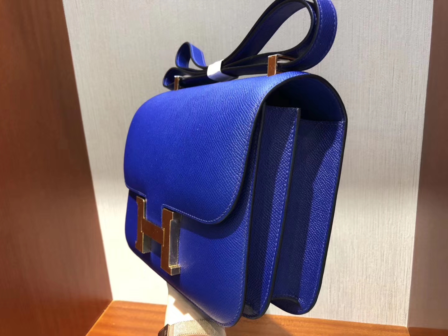 Hermes Constance 24cm 7T电光蓝 Blue Electric Epsom 掌紋牛皮