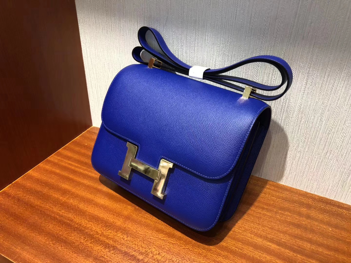 Hermes Constance 24cm 7T电光蓝 Blue Electric Epsom 掌紋牛皮