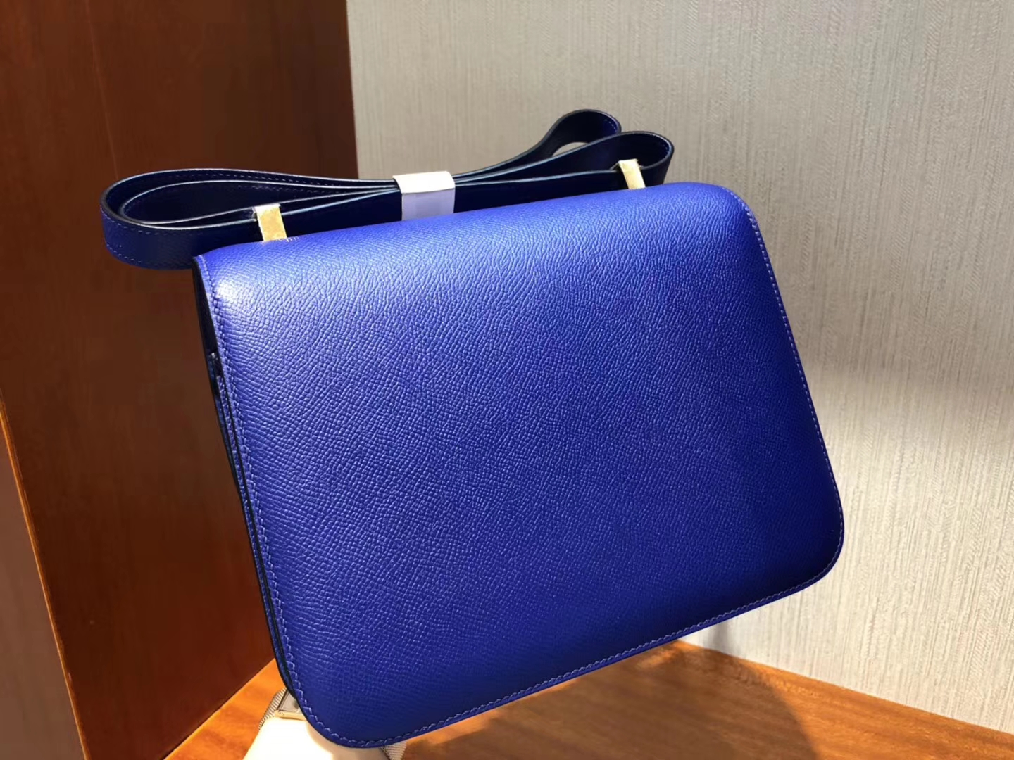 Hermes Constance 24cm 7T电光蓝 Blue Electric Epsom 掌紋牛皮