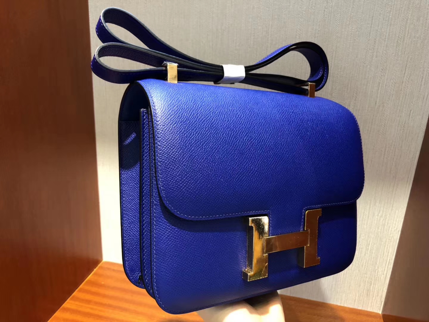 Hermes Constance 24cm 7T电光蓝 Blue Electric Epsom 掌紋牛皮