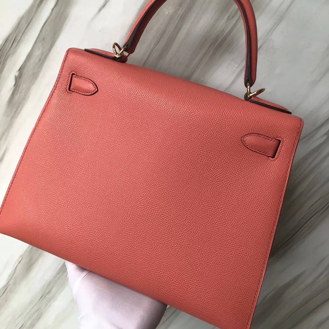 愛馬仕比佛利山莊店 Hermes Kelly Bag 28cm I5火烈鳥粉 Epsom皮