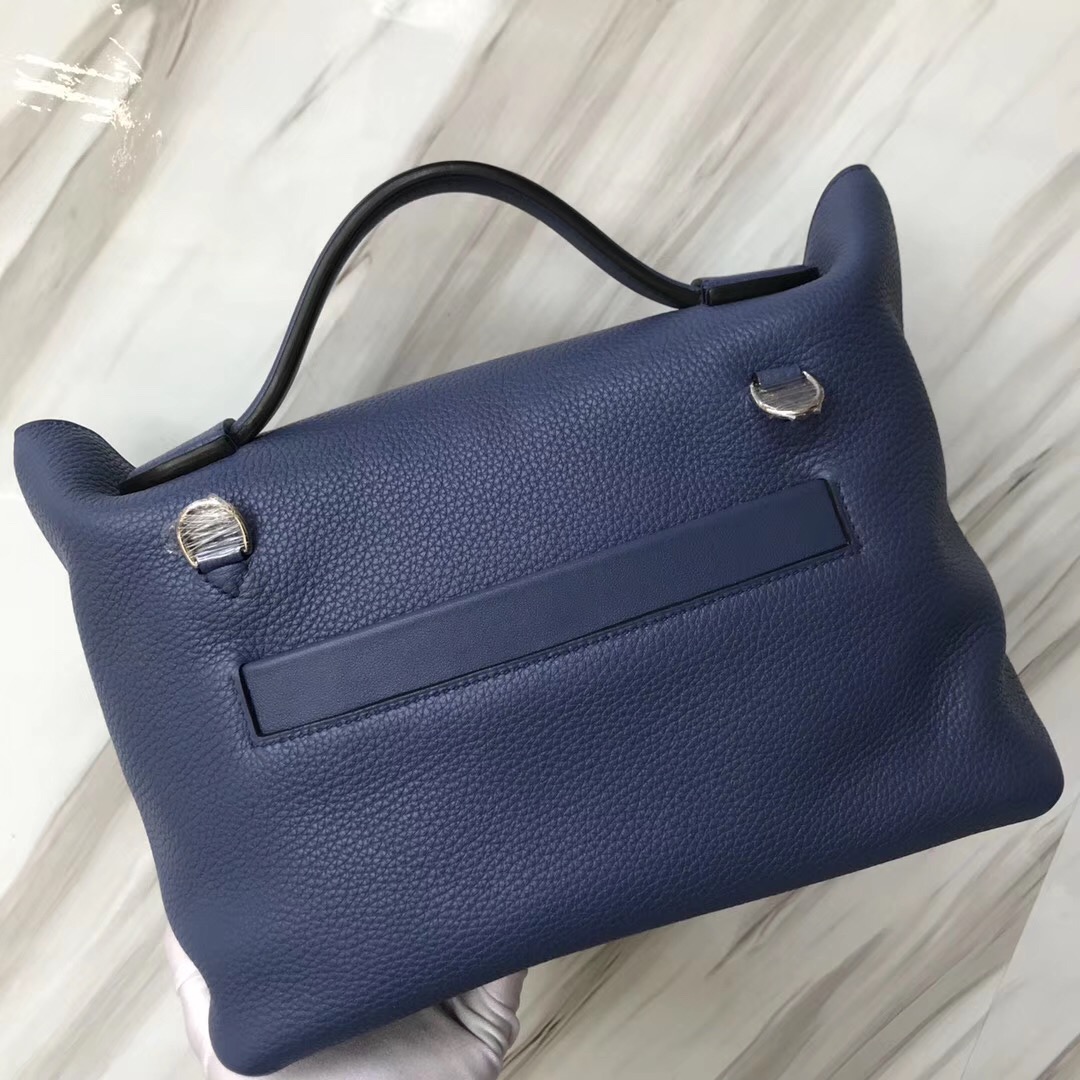 愛馬仕2018年新款 Hermès kelly2424 price 29cm 7E明藍色 Blue Brighton