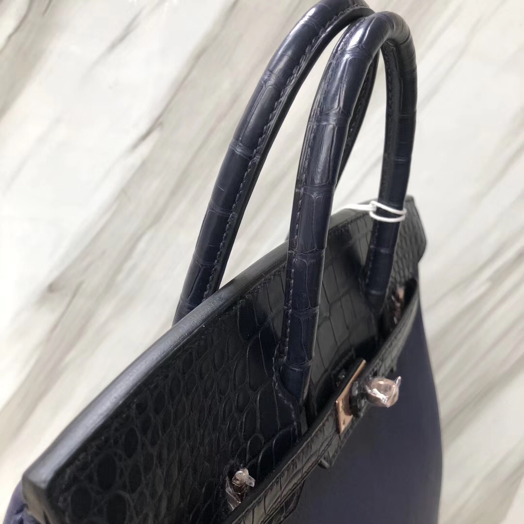 Hermes Birkin 25 Touch CK73寶石藍Blue sapphire/7K Bleu Abysse深海藍