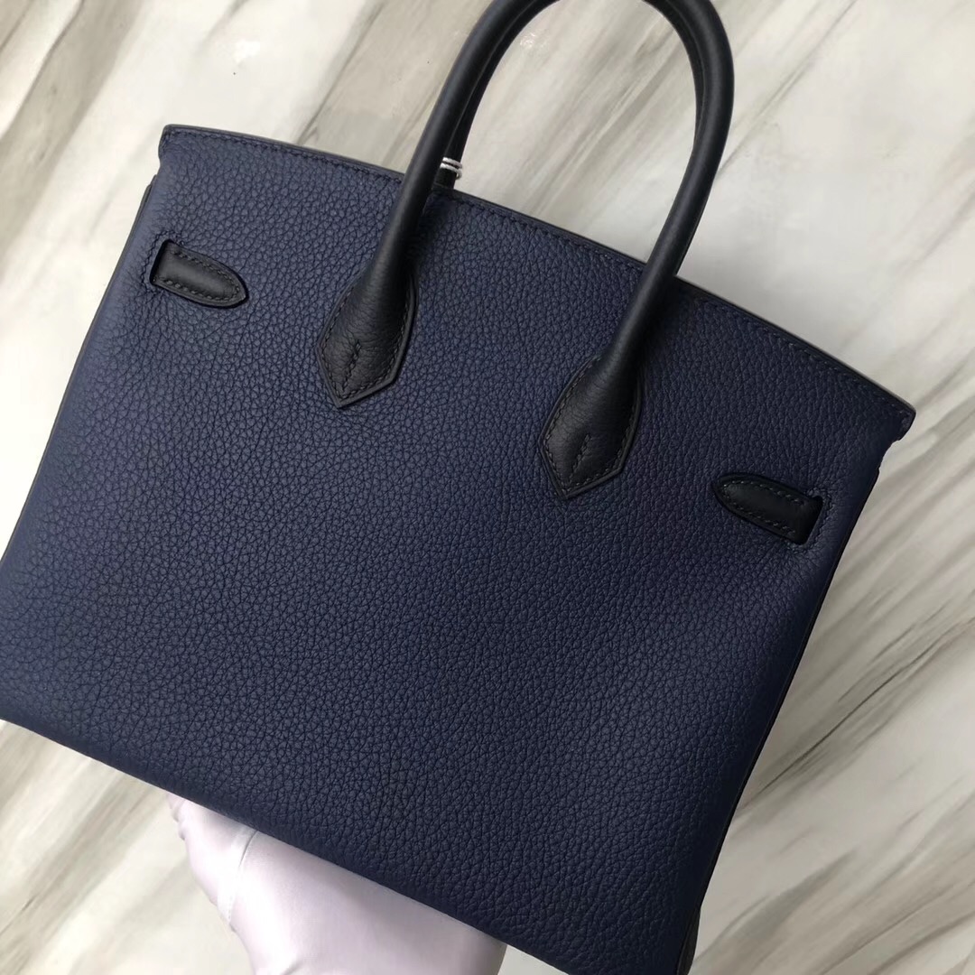 Hermes Birkin Bag 25cm CK73寶石藍 Blue sapphire/CK2Z 午夜藍bleu nuit 銀扣