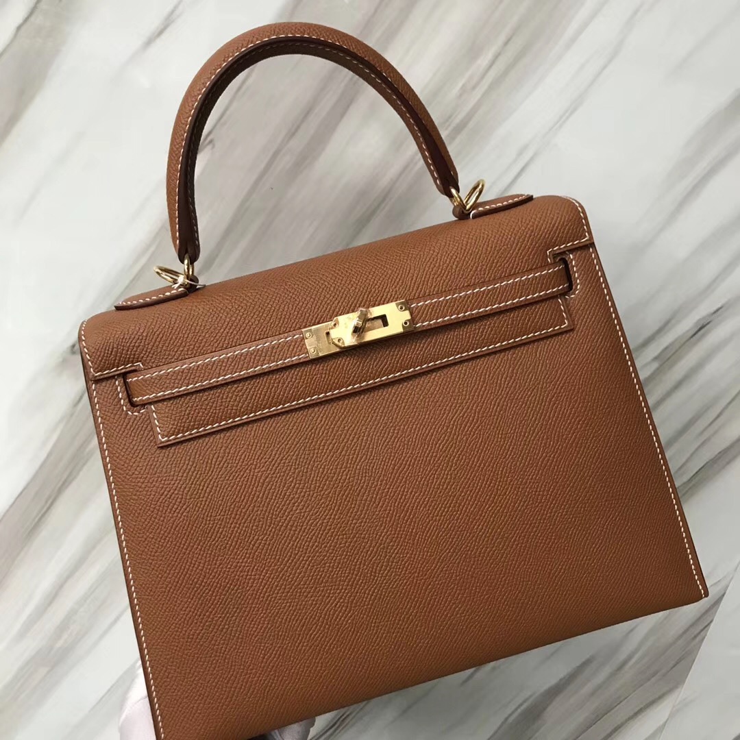 愛馬仕香港中環新店 Hong Kong Hermes Kelly 25cm CK37 Gold 金棕色