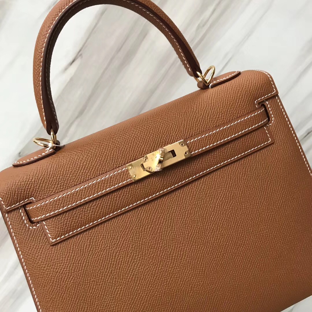 愛馬仕香港中環新店 Hong Kong Hermes Kelly 25cm CK37 Gold 金棕色